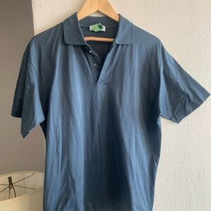 Barneys New York Blue Polo Shirt Classic Design